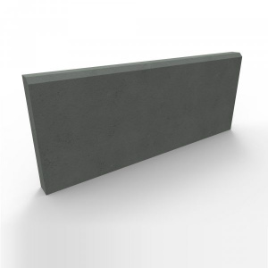 Бордюр тротуарный полимерпесчаный 500х200х50 цвет Серый